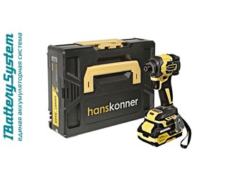 Аккумуляторный ударный винтоверт Hanskonner HCD20280BLC 1BatterySystem 5268 - фото 11800