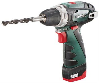 АККУМУЛЯТОРНАЯ ДРЕЛЬ-ШУРУПОВЕРТ METABO POWERMAXX BS BASIC (2 АКБ 12 В / 2,0 А·ч+ЗУ LC 12) 5378 - фото 12749