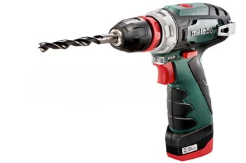 АККУМУЛЯТОРНАЯ ДРЕЛЬ METABO POWERMAXX BS QUICK (2 АКБ 12 В/2,0 А·ч+ЗУ LC 40) 5402 - фото 12806