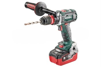 АККУМУЛЯТОРНАЯ УДАРНАЯ ДРЕЛЬ-ШУРУПОВЕРТ METABO SB 18 LTX BL Q I (2 АКБ 18 В/5,5 А*ч+ЗУ ASC 30-36 В «AIR COOLED»+доп. рукоятка+кейс пластиковый) 5492 - фото 12932