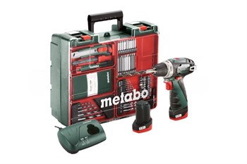 ШУРУПОВЕРТ АККУМУЛЯТОРНЫЙ ПЛЮС НАБОР ОСНАСТКИ METABO POWERMAXX BS BASIC (2 АКБ 12 В / 2,0 А·ч+LC 40+Пластиковый кофр+Набор принадлежностей) 5516 - фото 12957