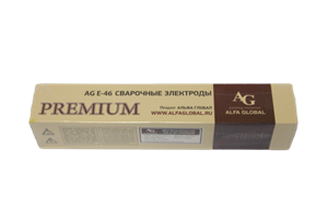 Электроды сварочные AG Е-46 PREMIUM d=2,5*350 1 кг 5045