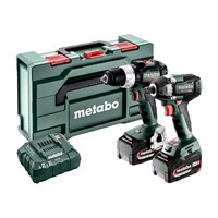 АККУМУЛЯТОРНАЯ ДРЕЛЬ + ГАЙКОВЕРТ METABO COMBO SET 2.8.4 18V 5373