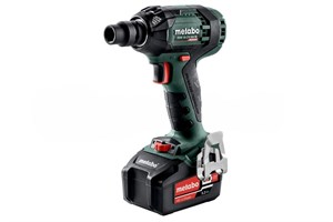 АККУМУЛЯТОРНЫЙ УДАРНЫЙ ГАЙКОВЕРТ METABO SSW 18 LTX 300 BL (2 АКБ 18 В/5,2 А*ч+ЗУ ASC 30-36 В «AIR COOLED»+Пластиковый кофр) 5593